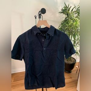 Men’s banana republic linen shirt sleeve shirt